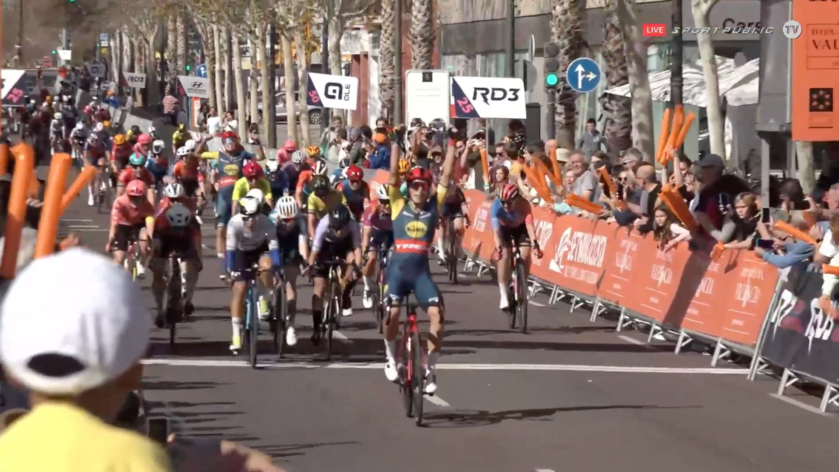 Classement de la dernière étape de la Setmana Ciclista Valenciana, remportée par Elisa Balsamo