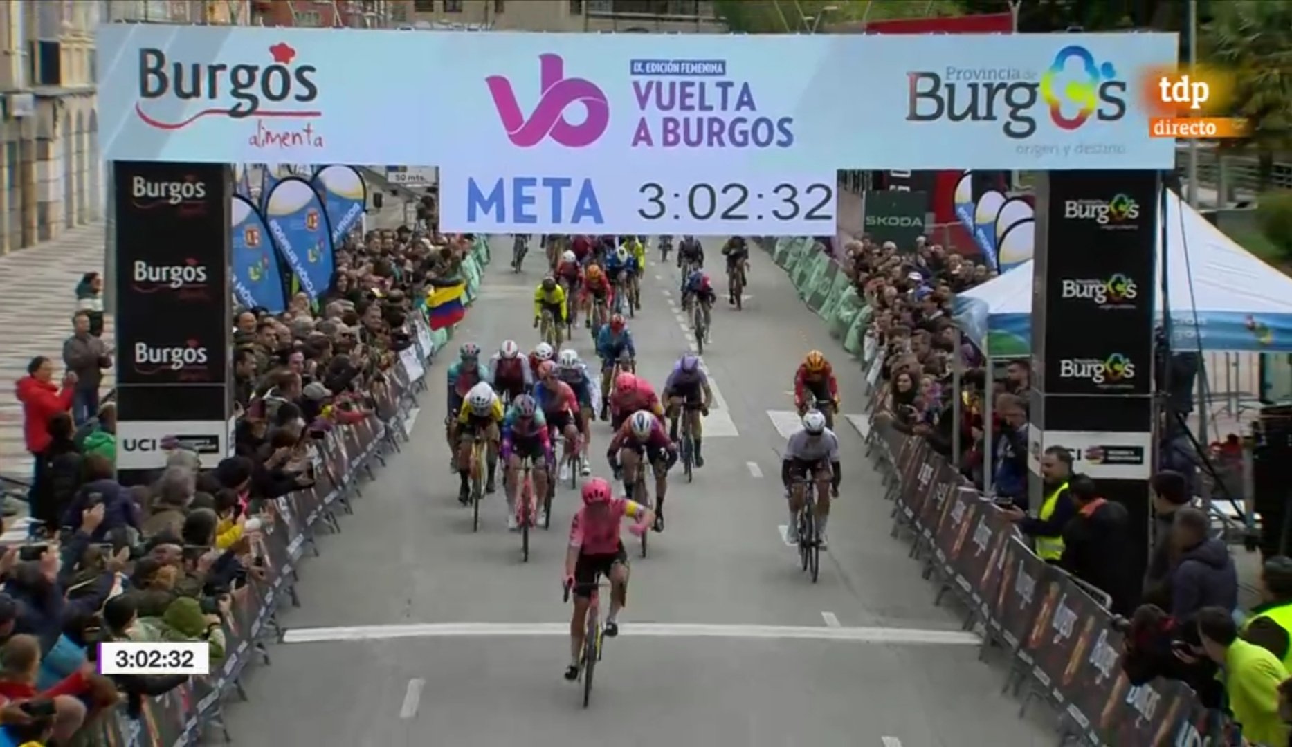 Classement de la 1ère étape de la Vuelta Burgos, remportée par Lotta Henttala