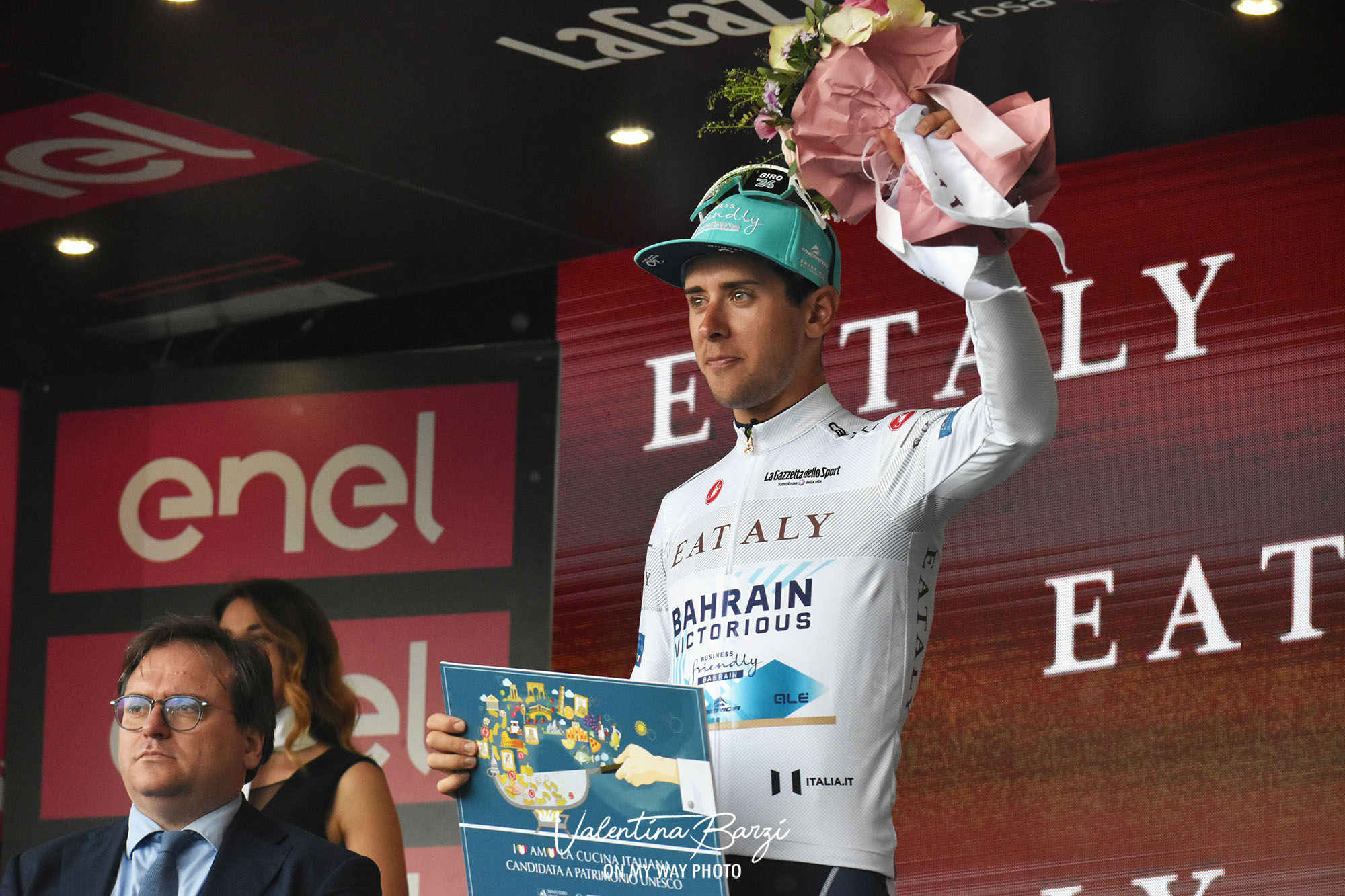 Antonio Tiberi et Santiago Buitrago seront pour Bahrain Victorious au départ du Critérium du Dauphiné