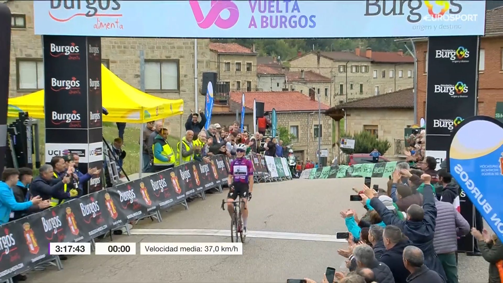 Classement de la 4ème étape de la Vuelta Burgos Feminas, remportée par Demi Vollering