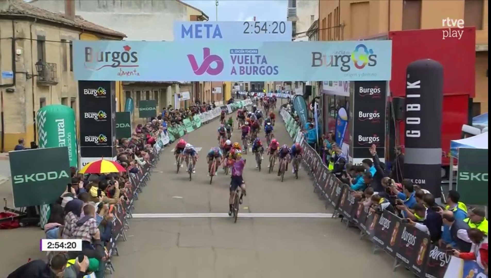 Classement de la 3ème étape de la Vuelta Burgos Feminas, remportée par Lorena Wiebes