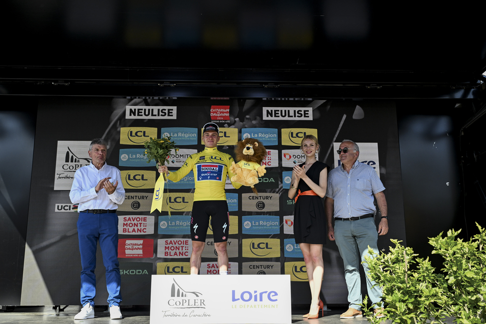 Remco Evenepoel remporte la 4ème étape du Critérium du Dauphiné