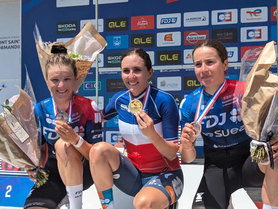 Juliette Labous est championne de France de cyclisme sur route