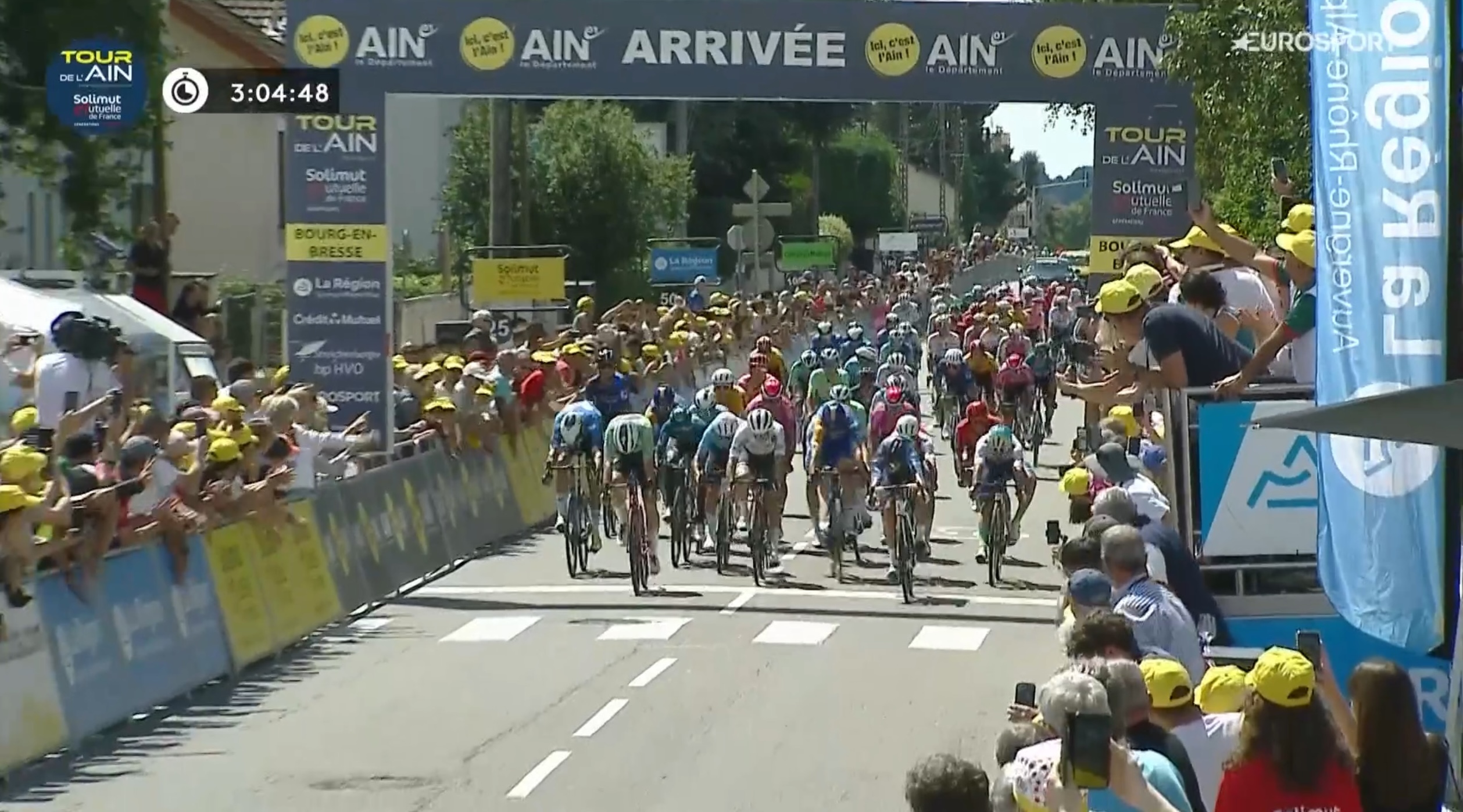 Fergus Browning a remporté la 1ère étape du Tour de l'Ain.