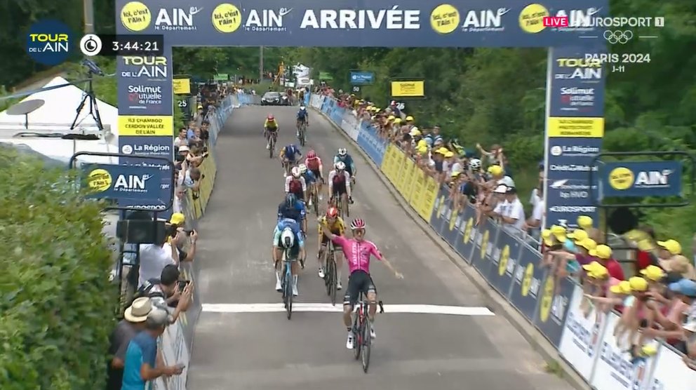 Rémi Capron a remporté la 3ème et dernière étape du Tour de l'Ain.