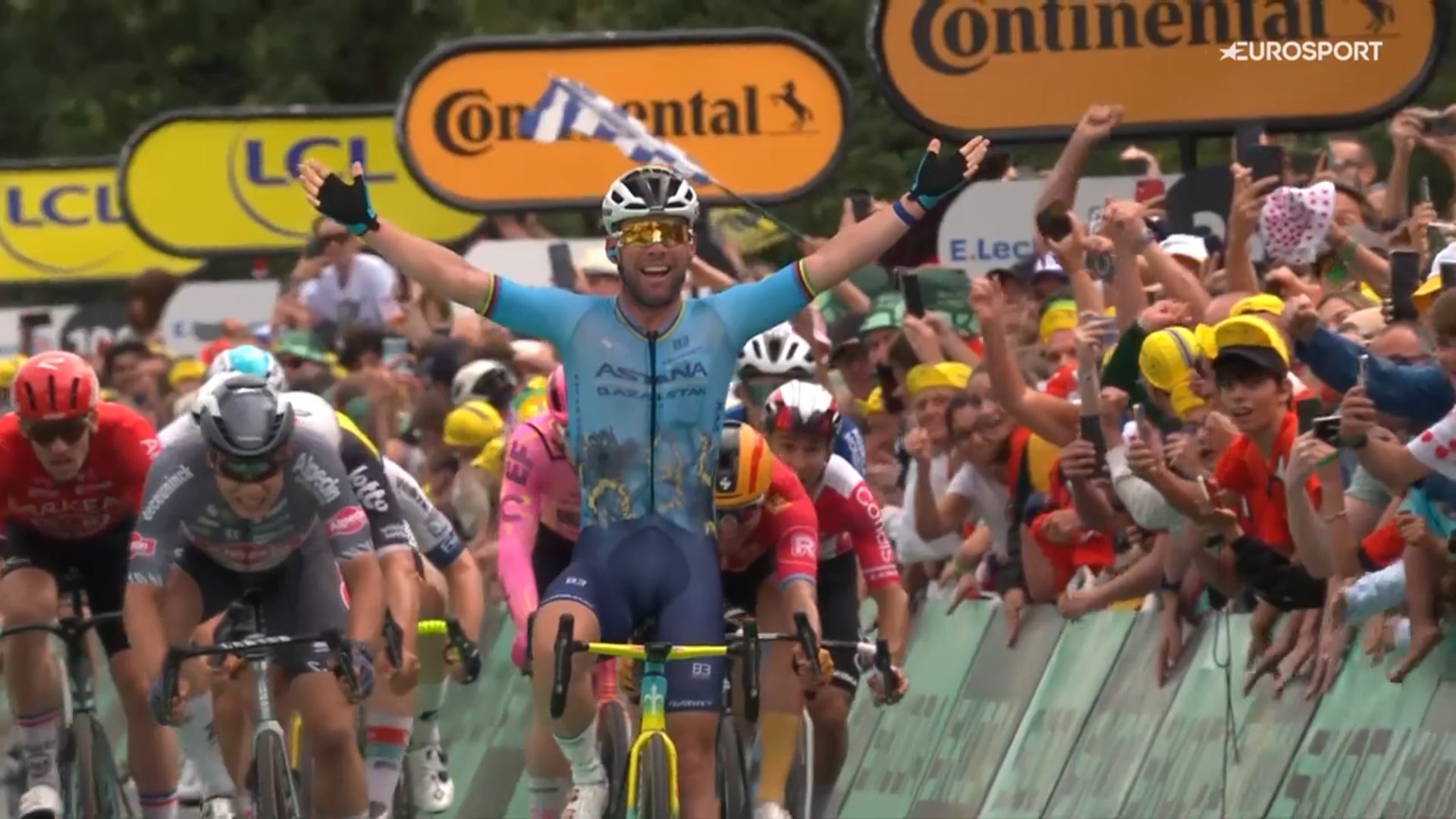 Mark Cavendish s'offre le record d'Eddy Merckx en remportant la 5ème étape du Tour de France