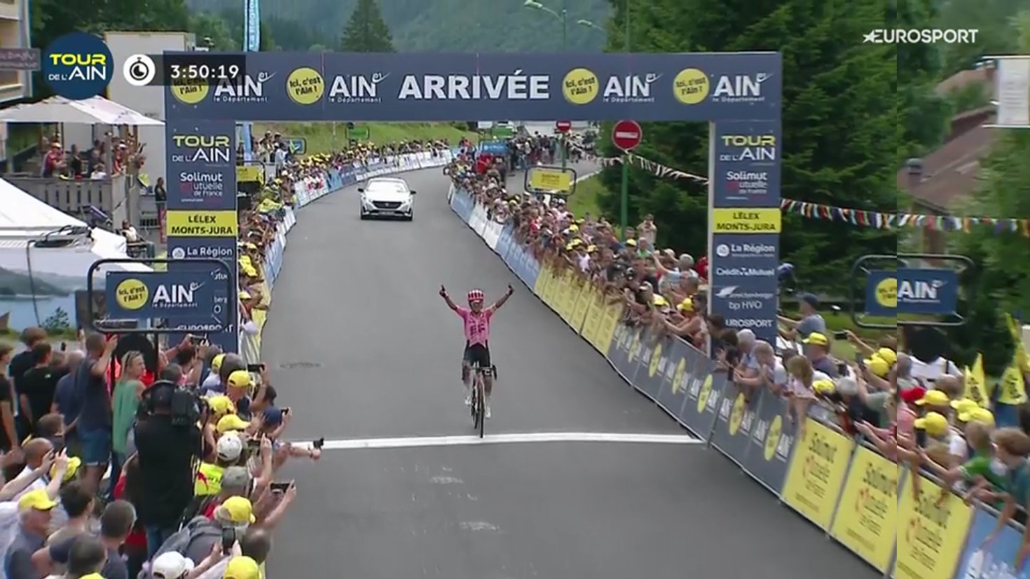 Alexander Cepeda a remporté la 2ème étape du Tour de l'Ain