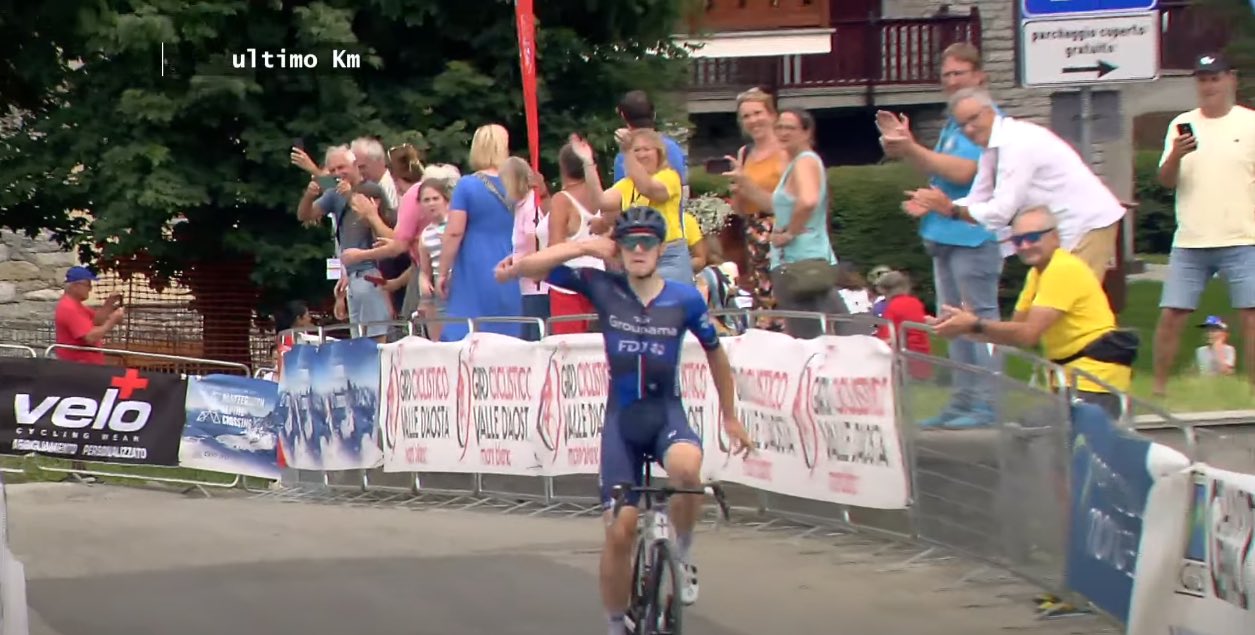 Joshua Golliker a remporté la 3ème étape du Tour du Val d'Aoste.