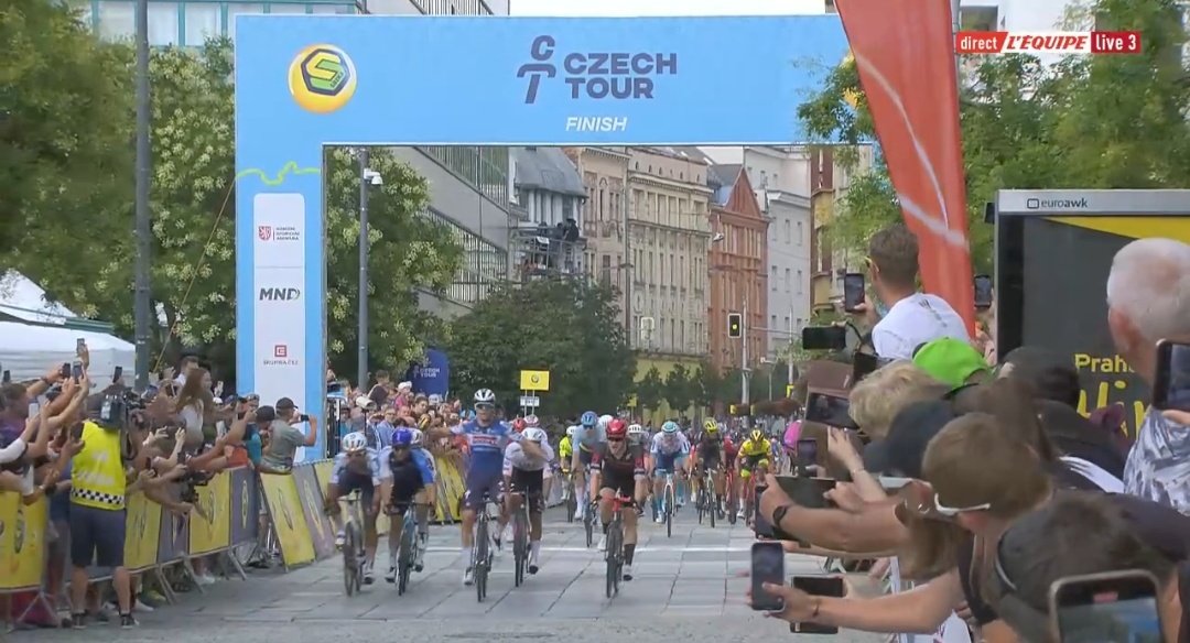 Luke Lamperti a remporté la 1ère étape du Czech Tour.