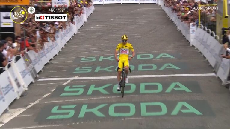 Tadej Pogacar s’adjuge la 14ème étape du Tour de France