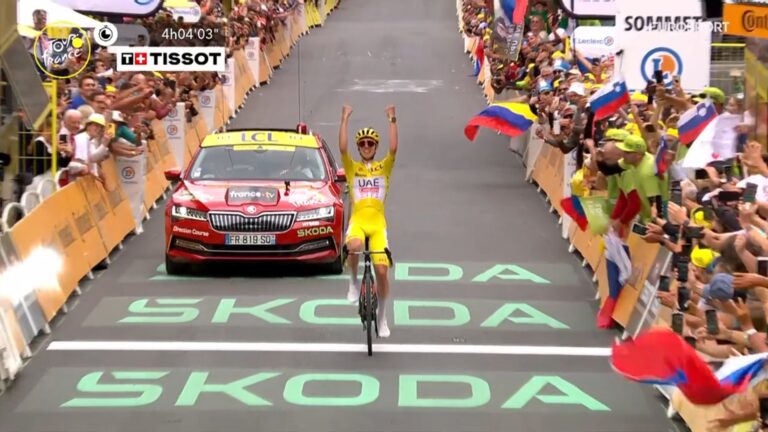 Tadej Pogacar s’amuse encore sur les routes du Tour de France