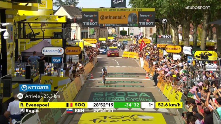 Remco Evenepoel s’offre la 7ème étape du Tour de France