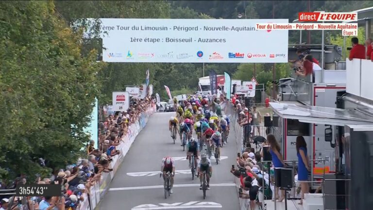 Orluis Aular gagne la 1ère étape du Tour du Limousin