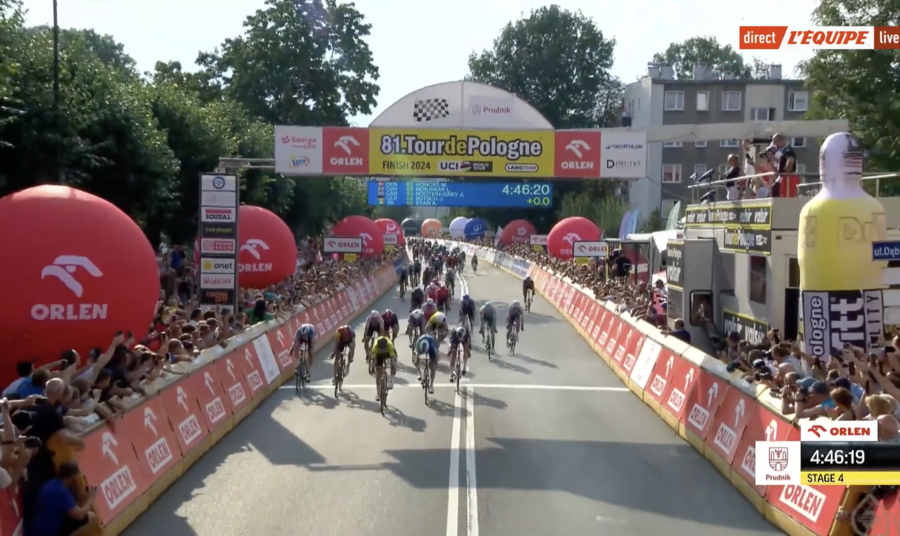 Olav Kooij a gagné la 4ème étape du Tour de Pologne