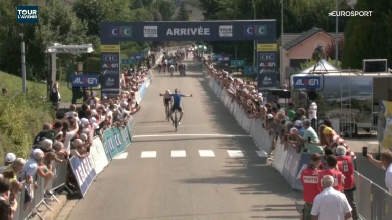 Ludovico Crescioli a remporté la 2ème étape du Tour de l'Avenir.