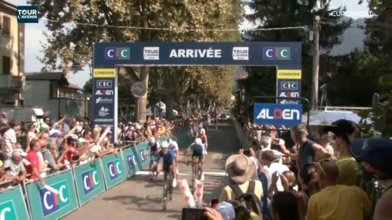 Florian Kajamini a remporté la 5ème étape du Tour de l'Avenir.