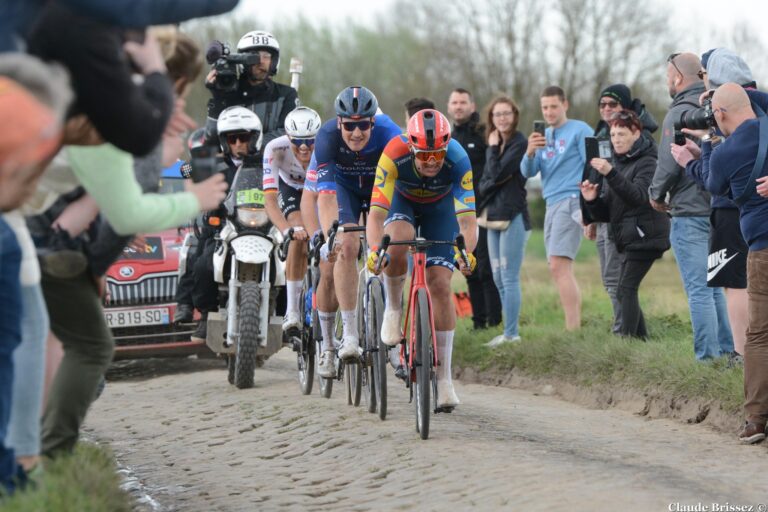 Carton plein pour Mads Pedersen lors du Deutschland Tour.