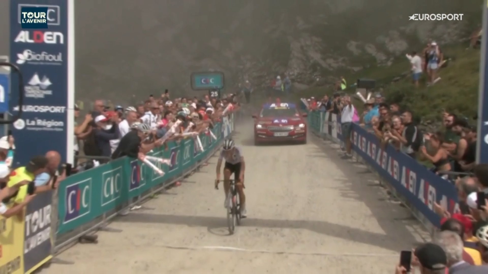 Pablo Torres a failli renverser le Tour de l'Avenir sur les pentes du Finestre.