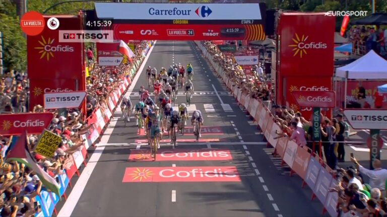 Wout Van Aert remporte la 7ème étape du Tour d’Espagne