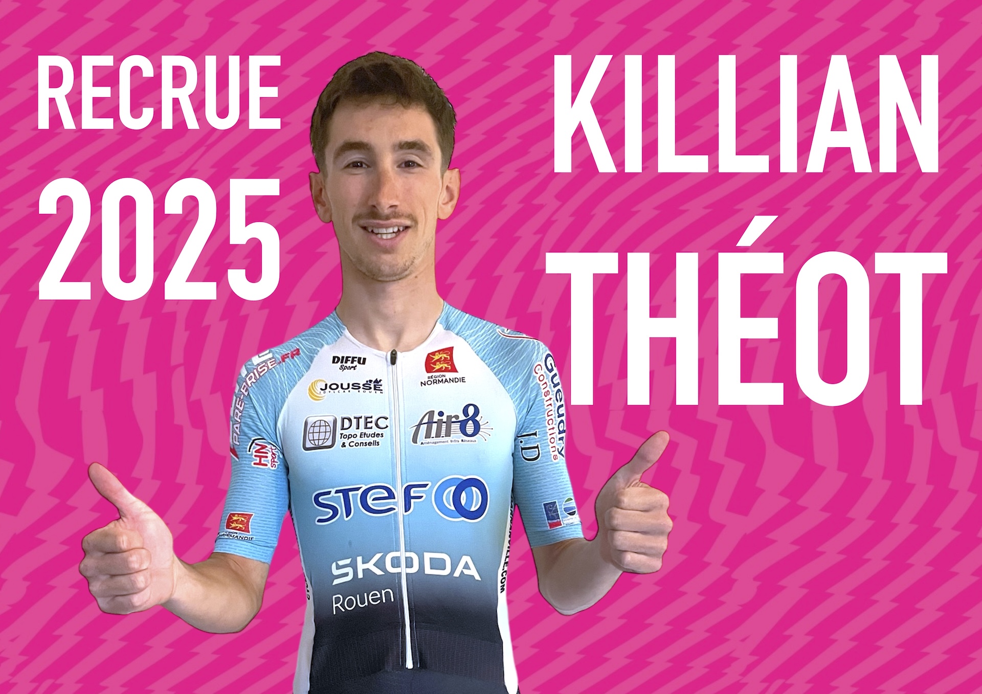 Killian Théot s'est engagé avec l'équipe Van Rysel Roubaix.