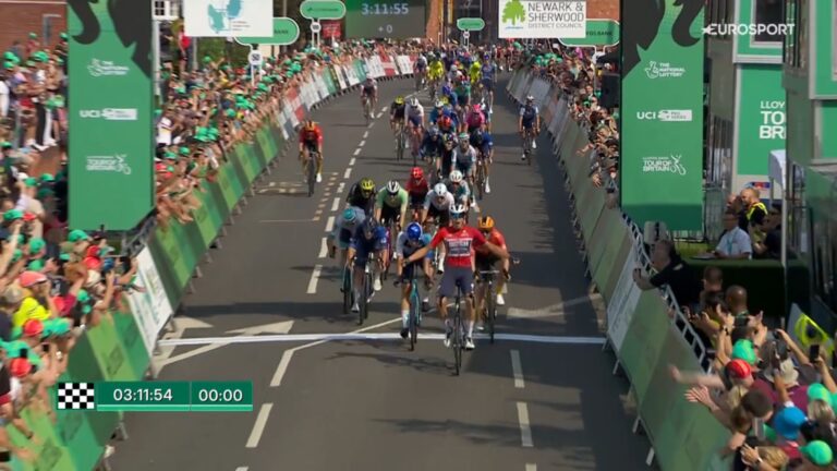 Paul Magnier a gagné la 4ème étape du Tour of Britain.