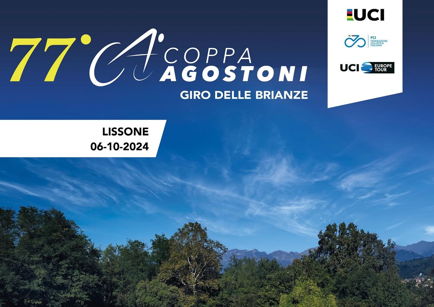 Présentation de la 77° Coppa Agostoni - Giro delle Brianze