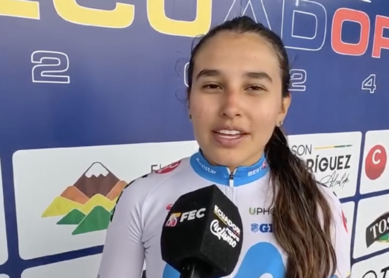 Natalia Vasquez a remporté la 3ème étape de la Vuelta Femenina Ecuador.