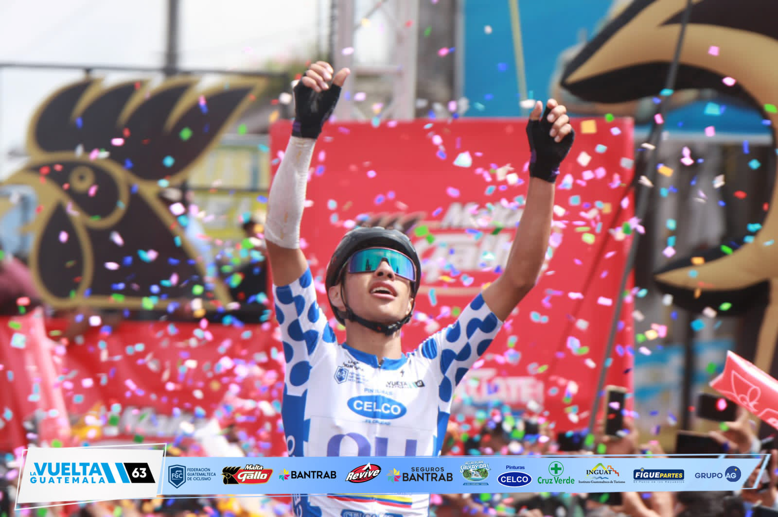 Jhonatan Chaves a remporté la 7ème étape de la Vuelta Guatemala.