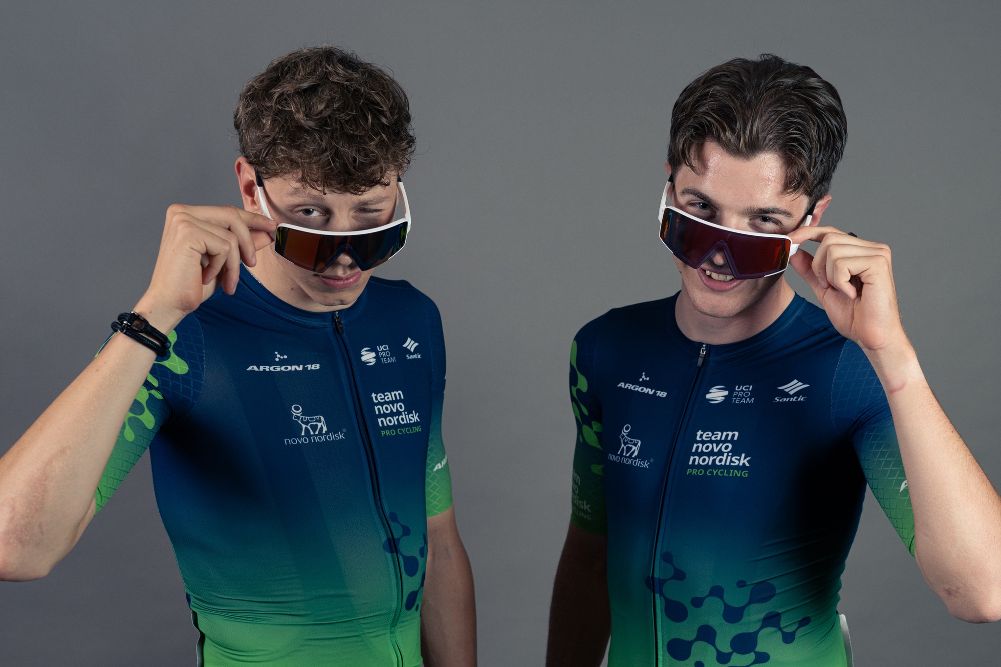 Maillot de l'équipe Team Novo Nordisk pour la saison 2025.