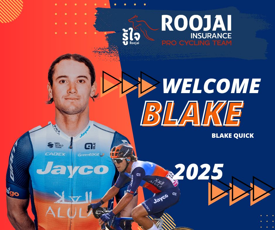 Blake Quick s'est engagé avec la formation Roojai Insurance.