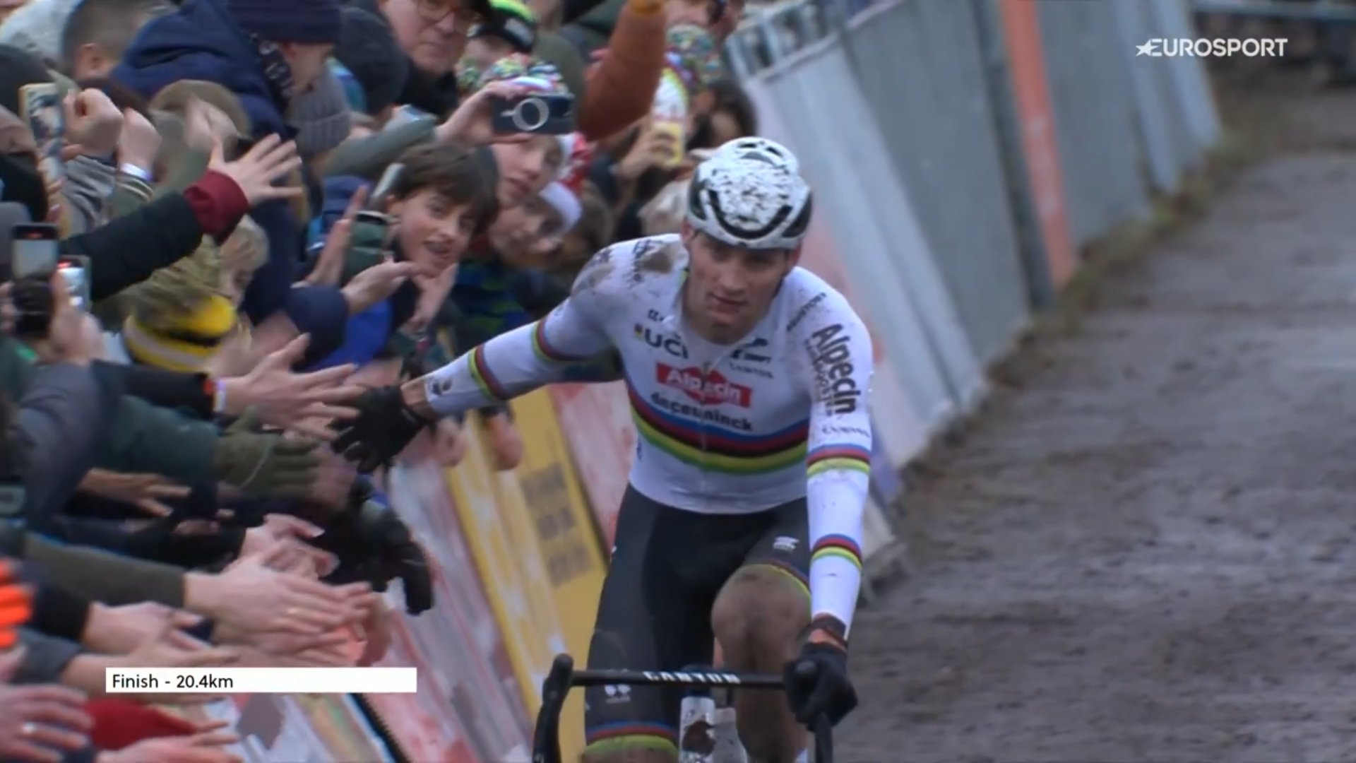 Classement du Cyclo-Cross de Gavere, remporté par Mathieu Van der Poel.