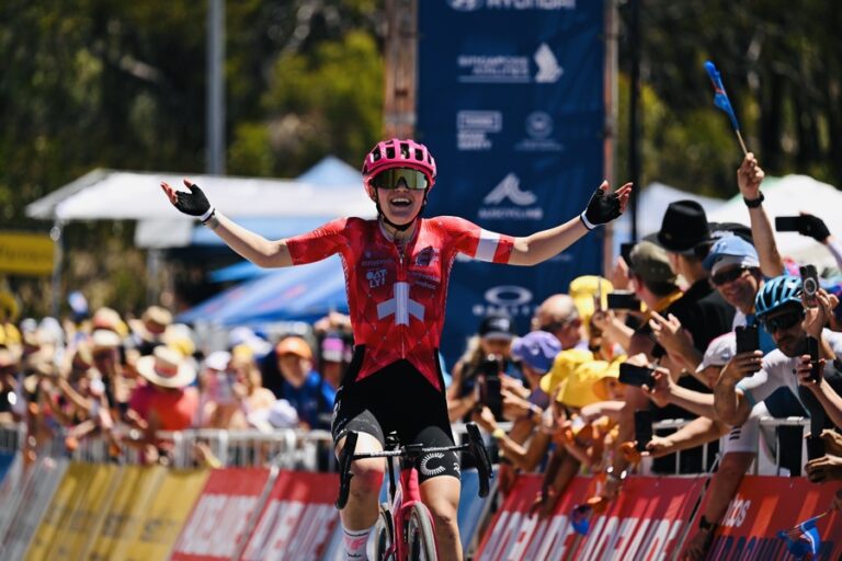 Noemi Ruegg a remporté la 2ème étape du Women's Tour Down Under.