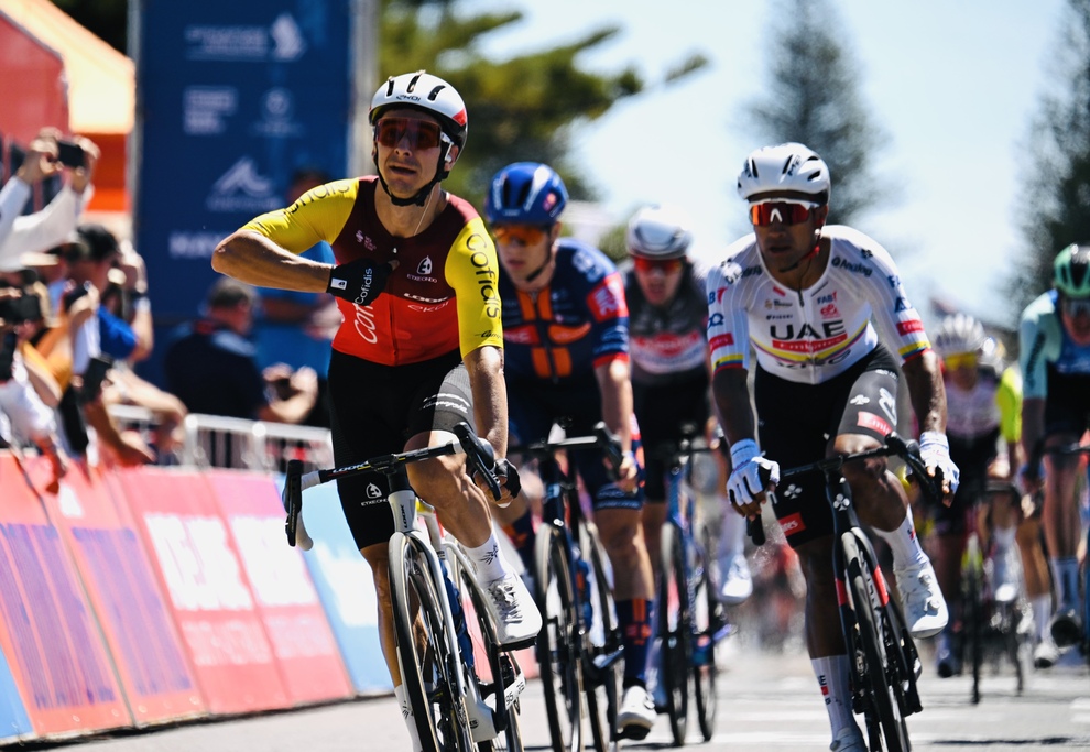 Réaction de Bryan Coquard après la 4ème étape du Santos Tour Down Under