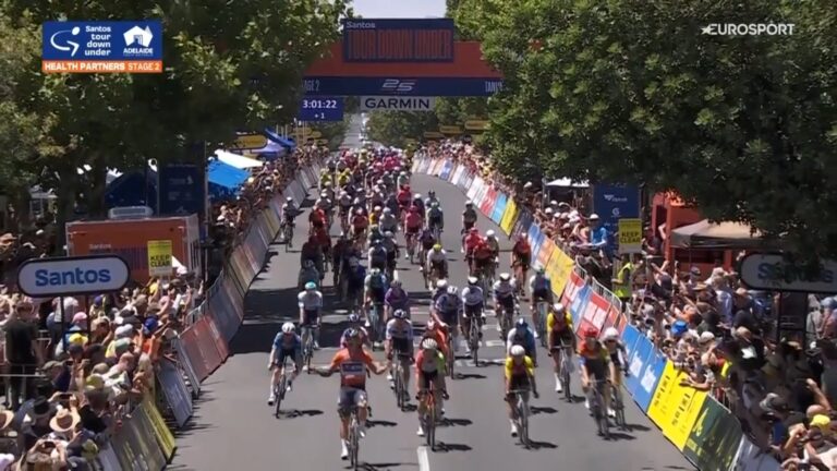 Sam Welsford a remporté au sprint la 2ème étape du Santos Tour Down Under.