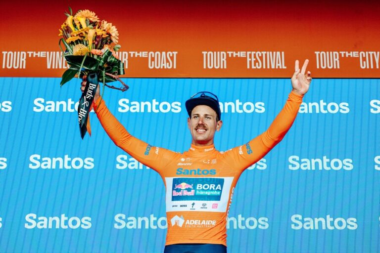 Résumé vidéo de la 1ère étape du Santos Tour Down Under