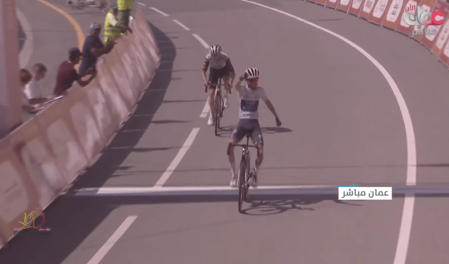 Valentin Paret Peintre a remporté la 5ème et dernière étape du Tour of Oman.