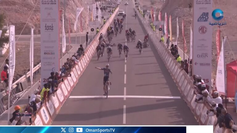 Louis Vervaeke a remporté la 2ème étape du Tour of Oman.