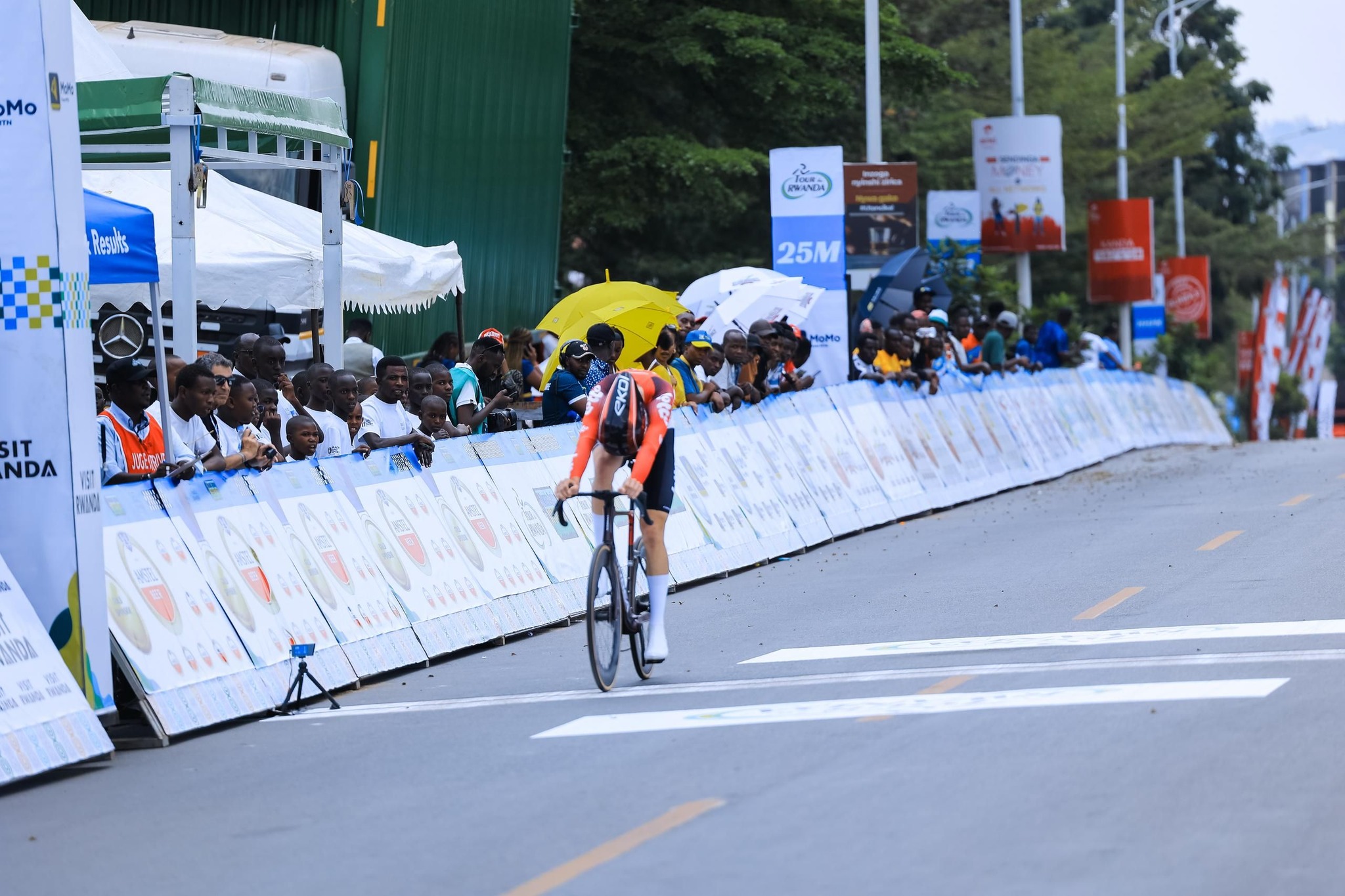 Il n'y avait que 69 coureurs seulement au départ du prologue du Tour of Rwanda