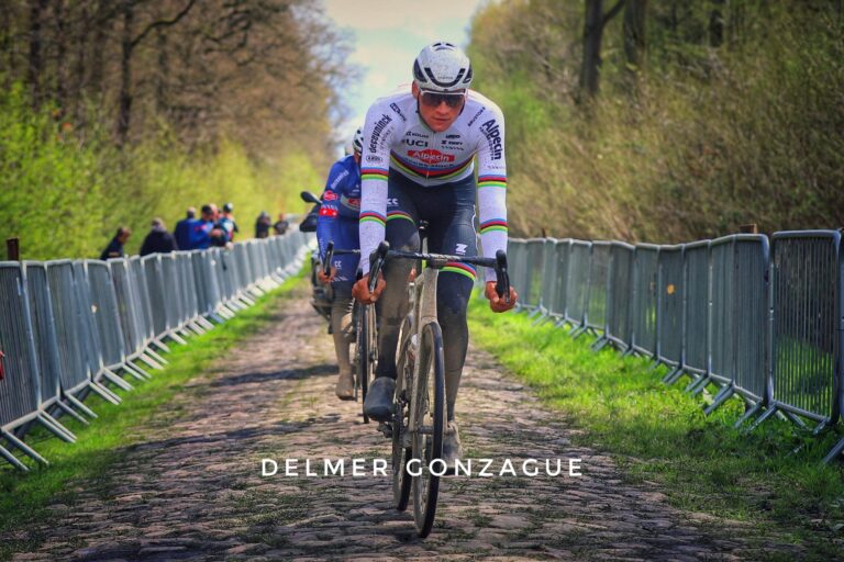 Mathieu Van der Poel au départ de Le Samyn